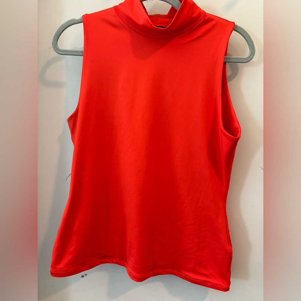 Vibrant Boston Proper Orange Sleeveless Tank Top
